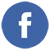 Ícono de Facebook, red social utilizada por La Clínica Dental Guadalajara para conectar con pacientes y compartir información sobre servicios dentales.